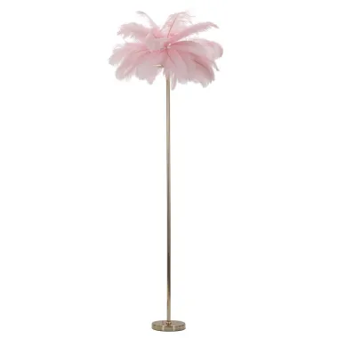 LAMPA STOJĄCA PALMA RÓŻOWA 55X160 cm